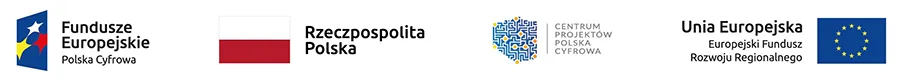 Projekt finansowany ze środków Funduszy Europejskich - Polska Cyfrowa